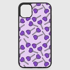 PURPLE Candyland lollipop Phone Case